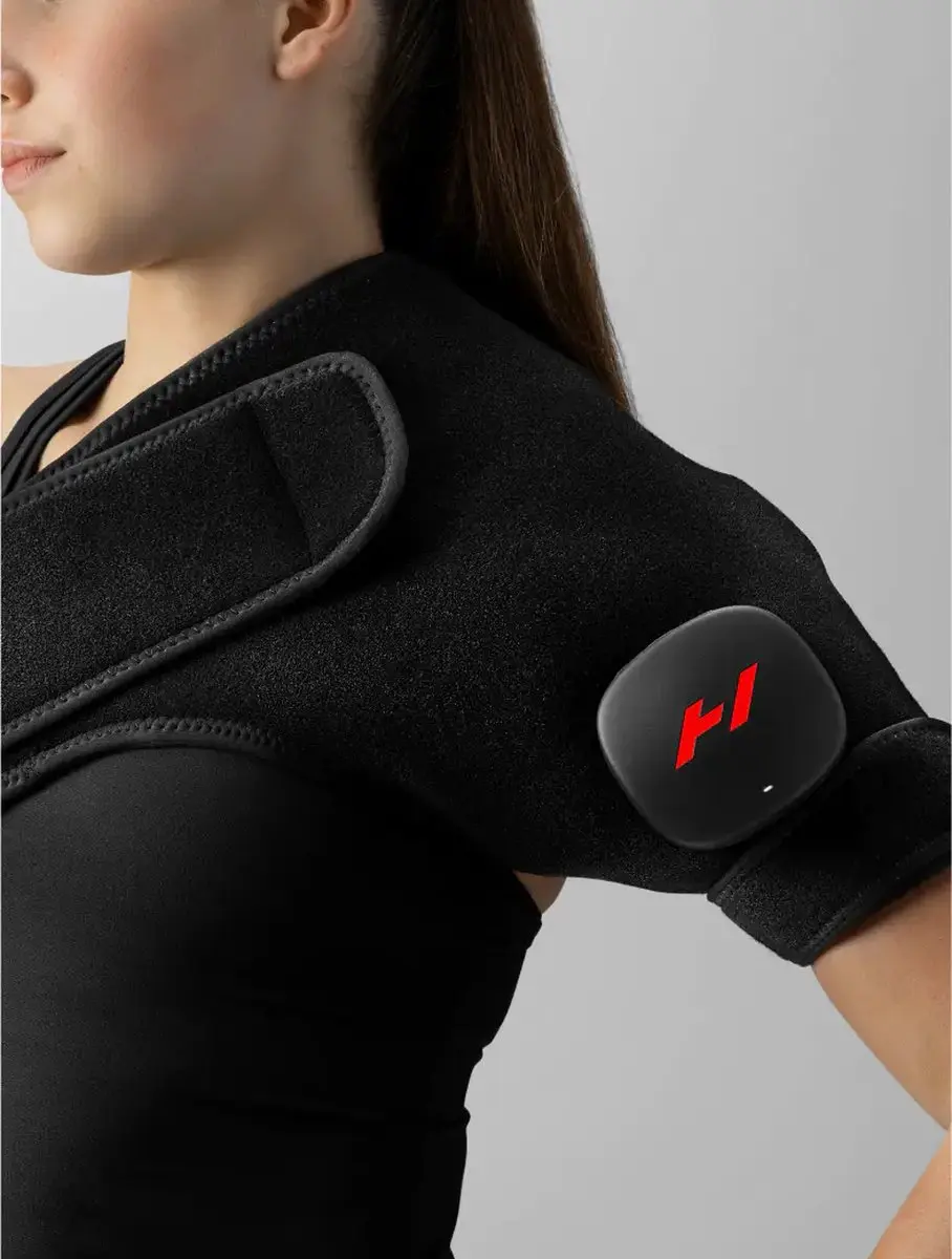 Hyperice Venom 2 22200-001-22 Warmtemassageband - Rechterschouder - 3 Warmtestanden - Zwart