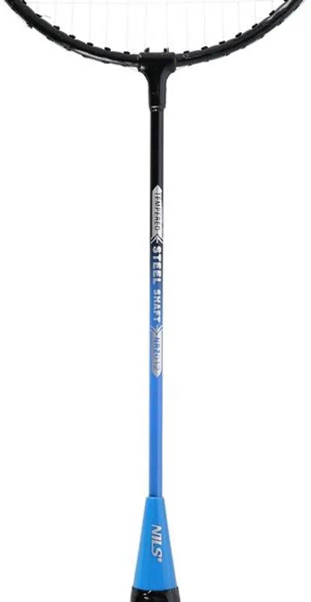 Nils NRZ012 Badminton Set - 2 Rackets, 3 Shuttles, Net & Hoes - Grijs