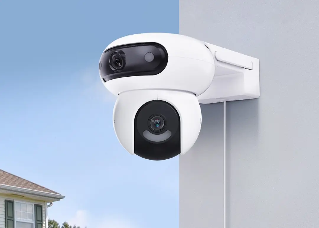 EZVIZ H90 Dual 2K+ Beveiligingscamera - 360° Pan & Tilt - Zwart/Wit