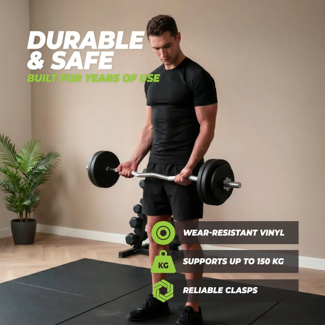 Virtufit Vinyl EZ-Curl Halterset 20kg - 7-delig