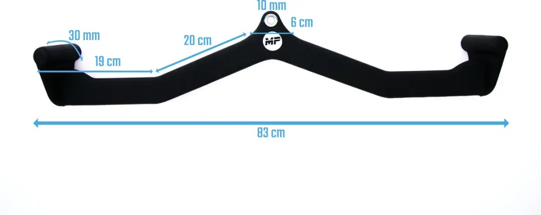Muscle Power Extra Large Foam Grip - Zwart - afbeelding 6 van 6
