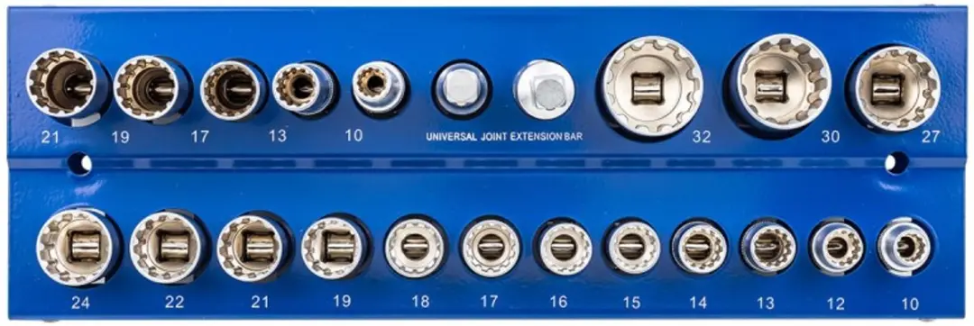 Scheppach Dopsleutelset SCH-50221Q 22-delig - 10-32mm