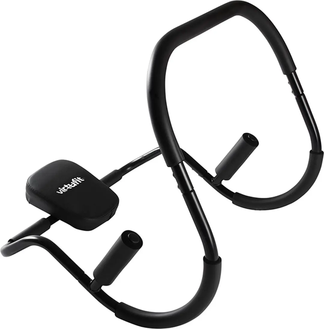 Virtufit Buikspiertrainer & Fitnessmat Combi-Deal - Zwart