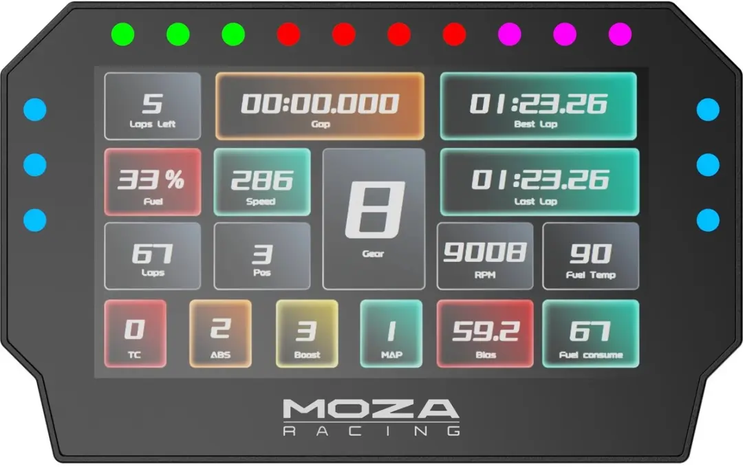 Moza Racing CM2 RS072 Sim Racing Dashboard