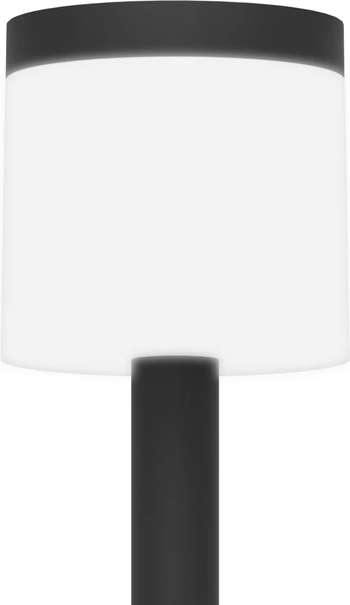 Eglo Pantete Solar Staande Buitenlamp LED 115cm - Zwart/Wit