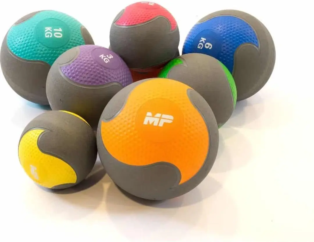 Muscle Power Rubber Medicijnbal 5 kg - Multi