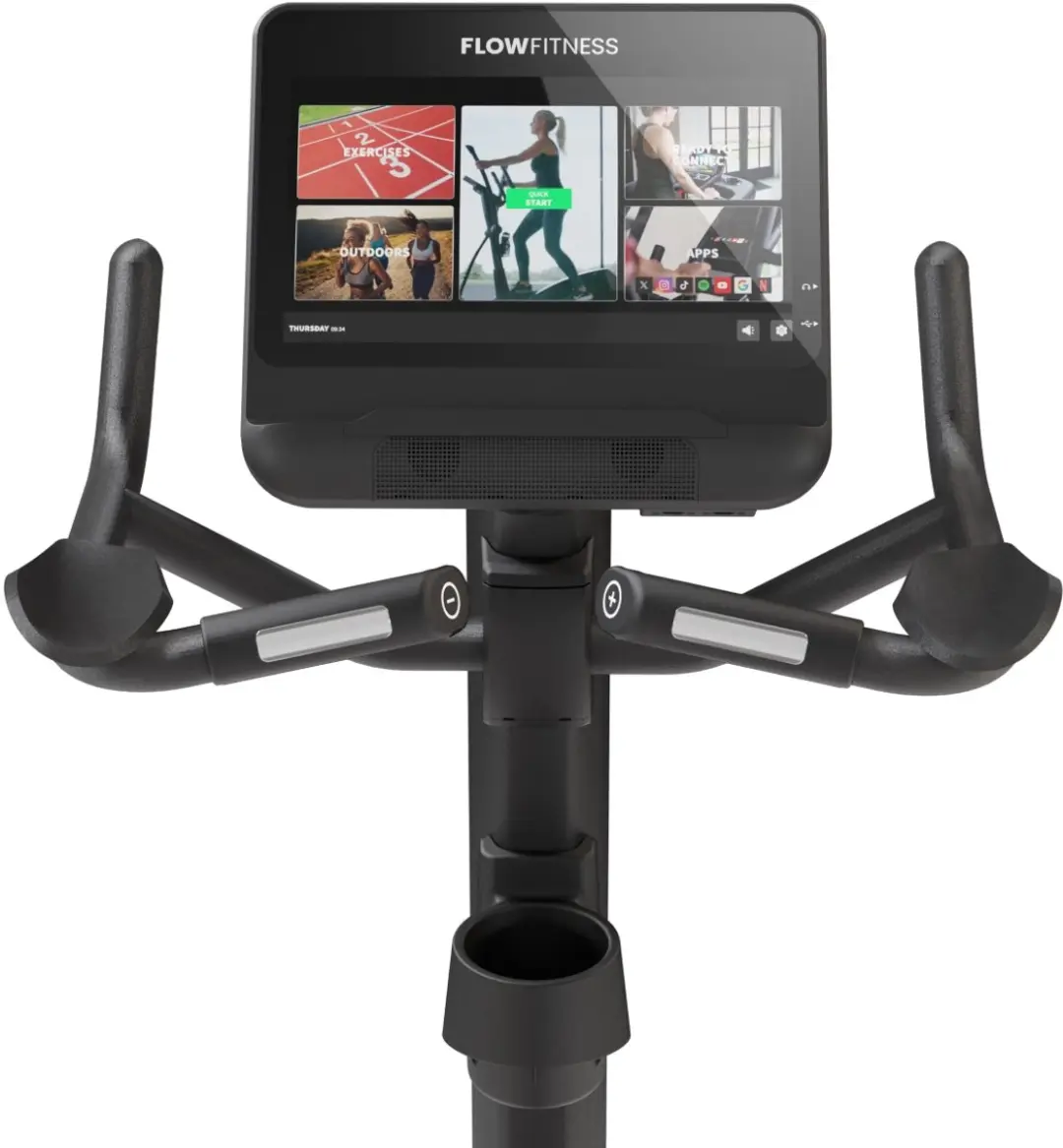 Flow Fitness Perform Pro B6i Hometrainer - Zwart