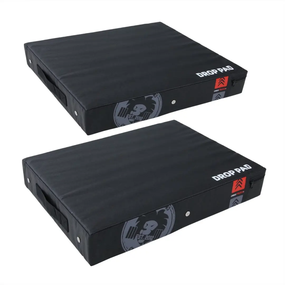 LifeMaxx Crossmaxx Drop Pad Set - 2 Stuks - Zwart