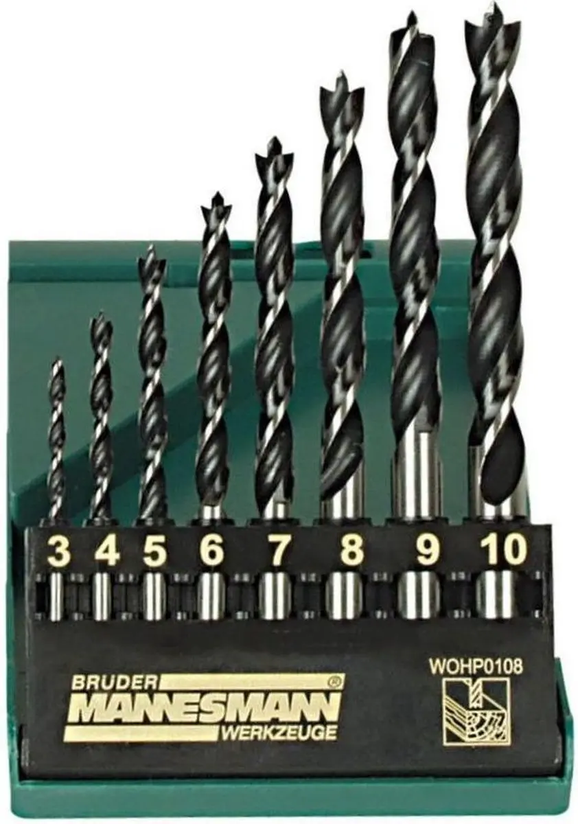 Brüder Mannesmann 54308 Houtborenset 3-10mm