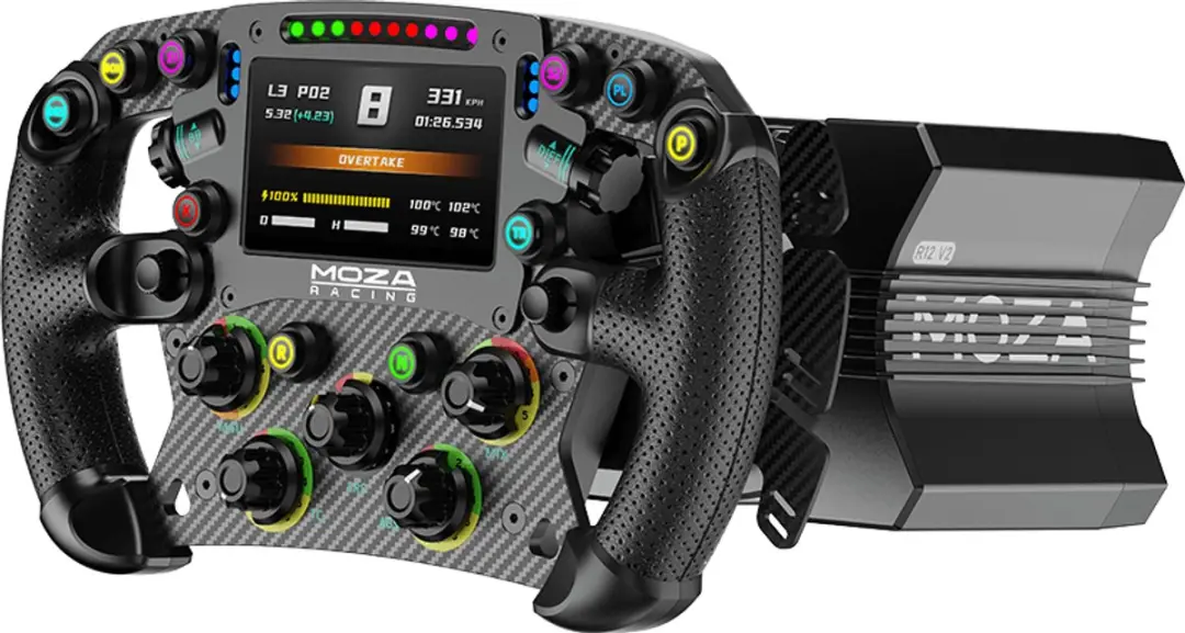Moza Racing F1 Expert Kit R12 V2 FSR2 CRP2 - 3 Pedalen - afbeelding 6 van 6