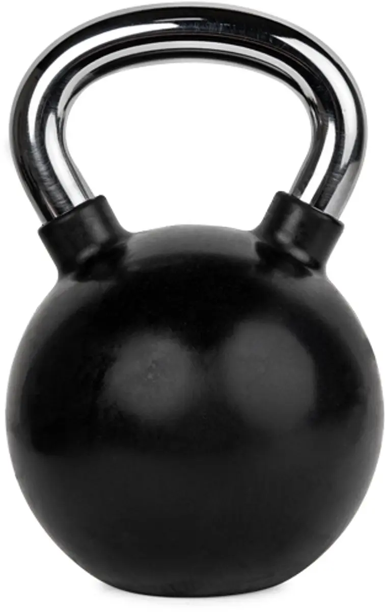 VirtuFit Kettlebell 24kg - Zwart/Zilver