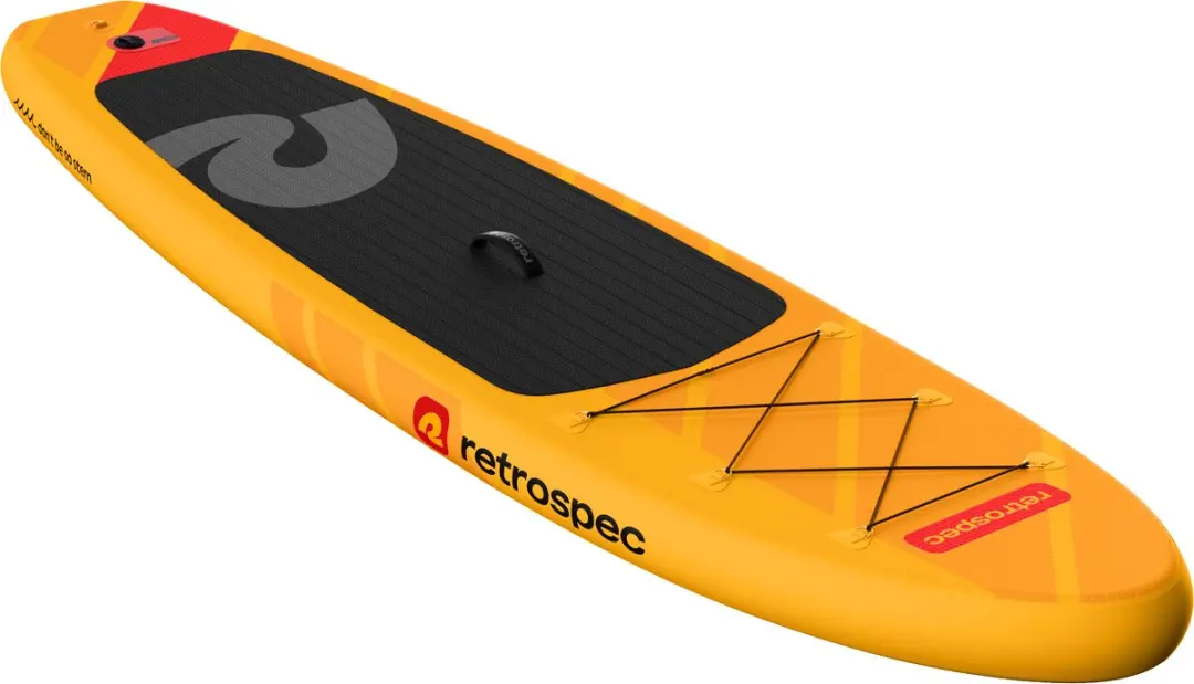 Retrospec Opblaasbaar SUP 320cm - Inclusief Peddel & Accessoires - Oranje/Zwart