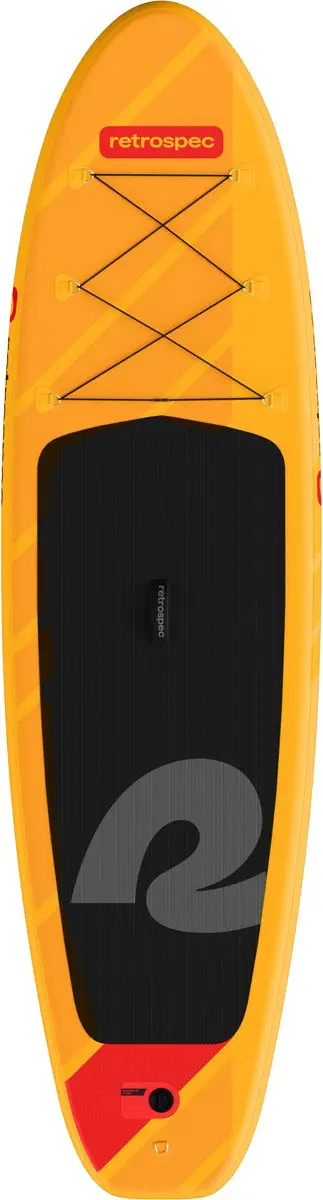 Retrospec Opblaasbaar SUP 320cm - Inclusief Peddel & Accessoires - Oranje/Zwart