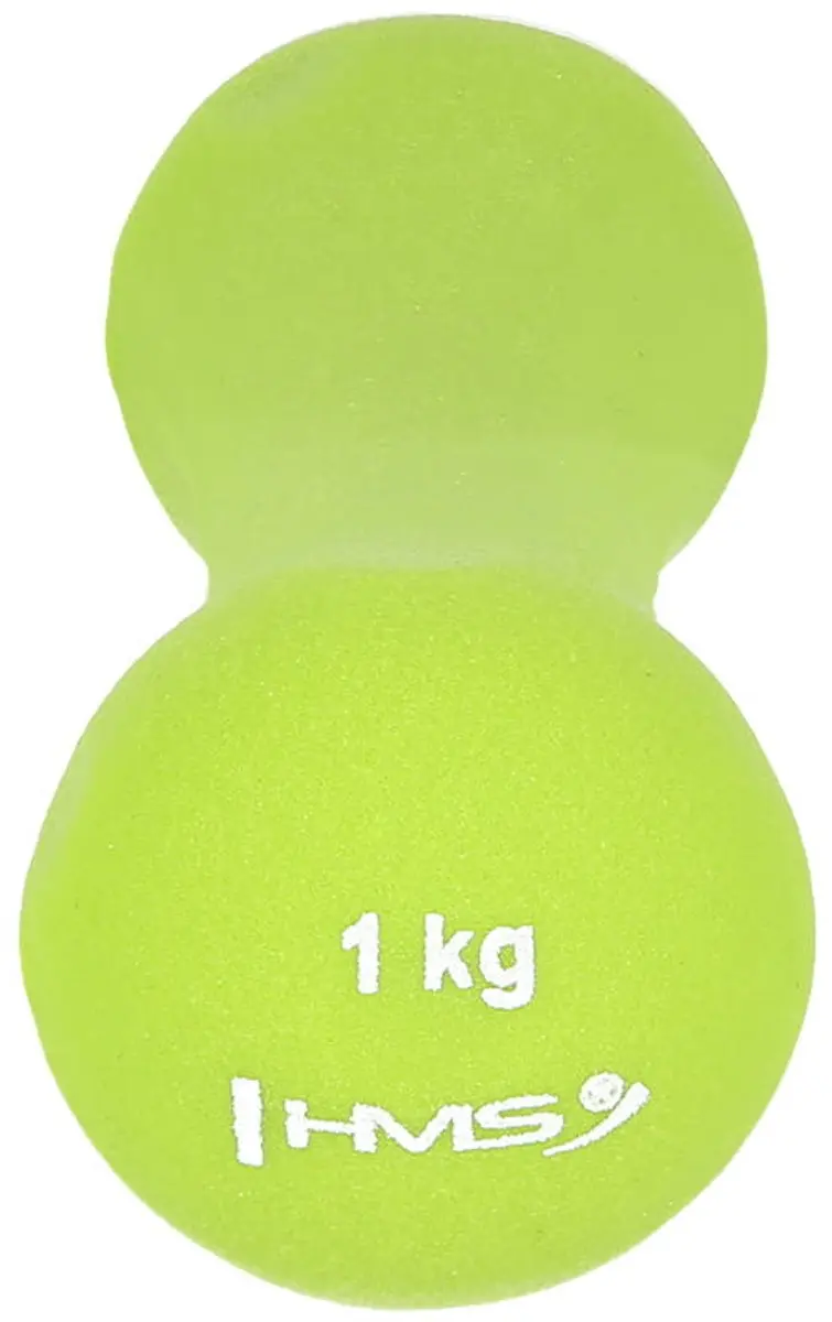 HMS Gietijzeren Dumbbell 1 kg - Groen