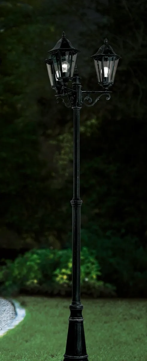 Eglo Navedo Sokkellamp Buiten E27 - 220cm Zwart - afbeelding 6 van 6