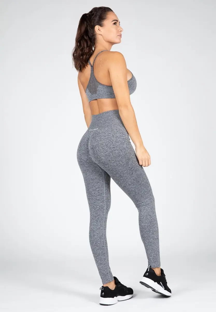 Gorilla Wear Quincy Seamless Sportbeha M/L - Grijs