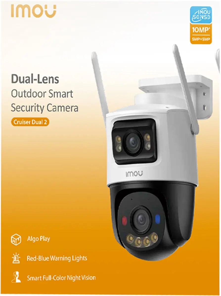 Imou Cruiser Dual 2 IP Camera Buiten 2880x1620 - Wit