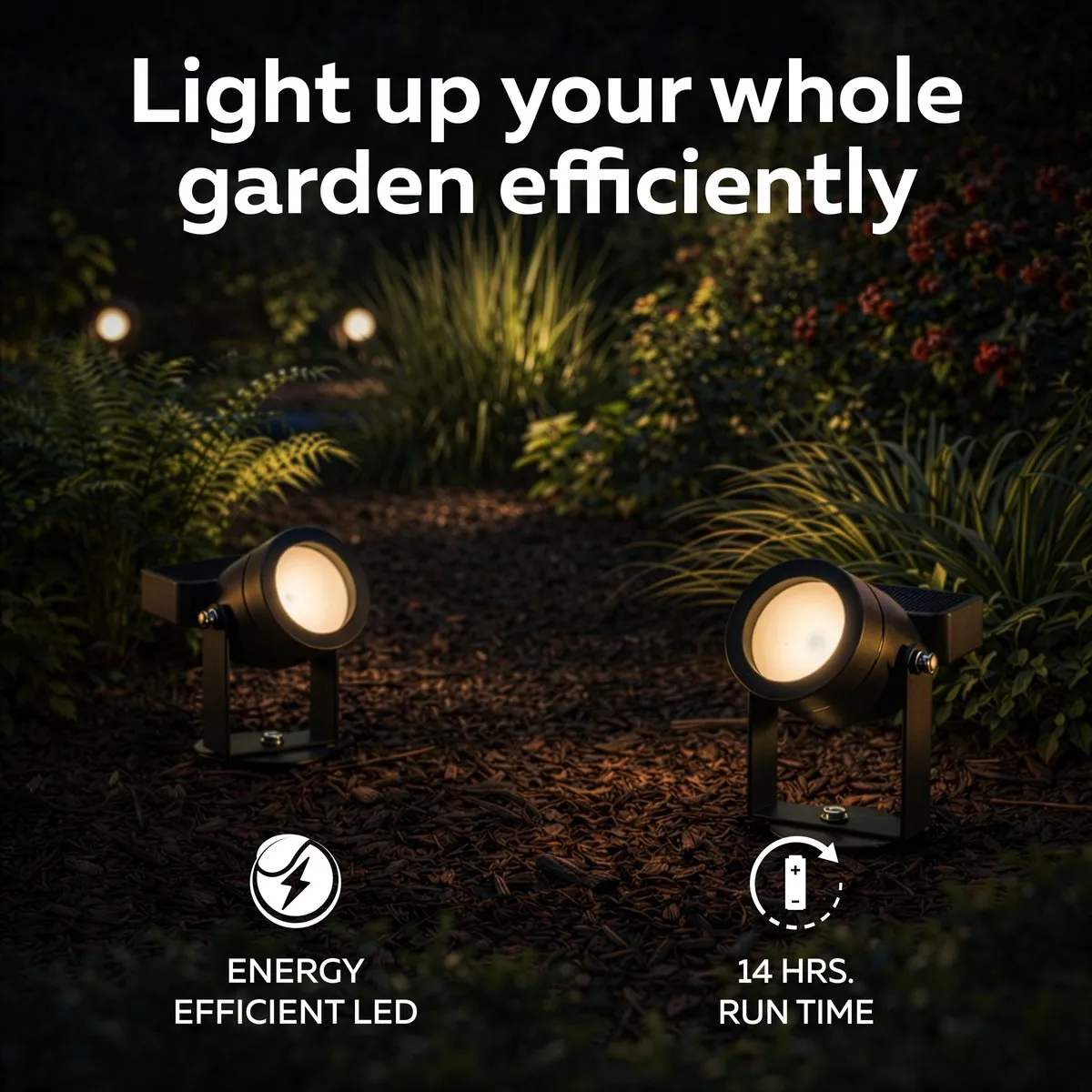 Calex Cesena Solar Spotlight 20 Lumen - 8-Pack - Zwart