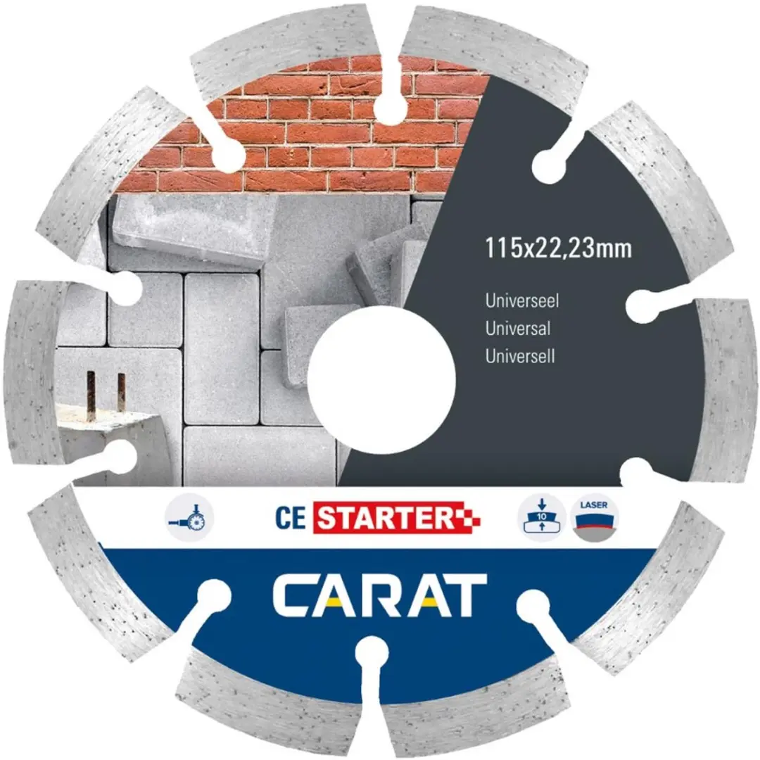 Carat Diamantzaag Universeel Ø115mm