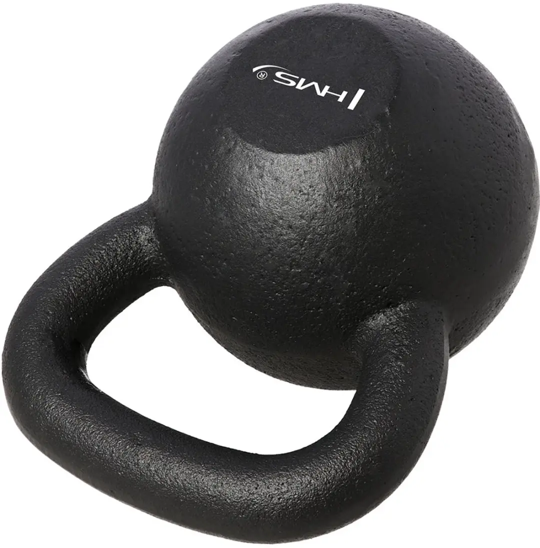 HMS Kettlebell Gietijzer 20kg - Zwart - afbeelding 4 van 6