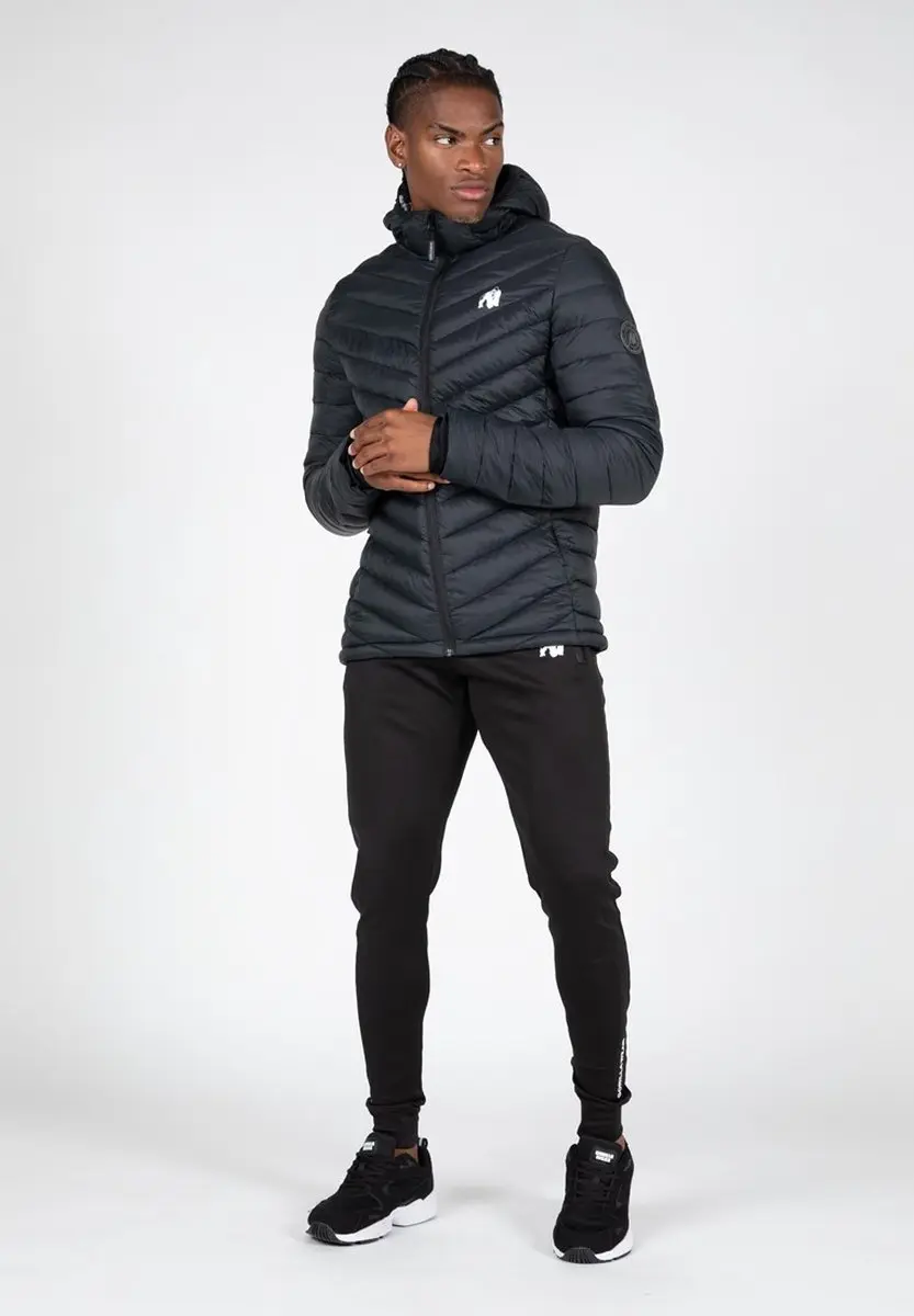 Gorilla Wear Osborn Pufferjas - Zwart - XXL