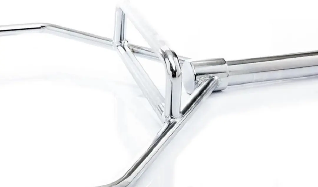 Muscle Power Olympische Hex Bar 160cm - 50mm - Zilver