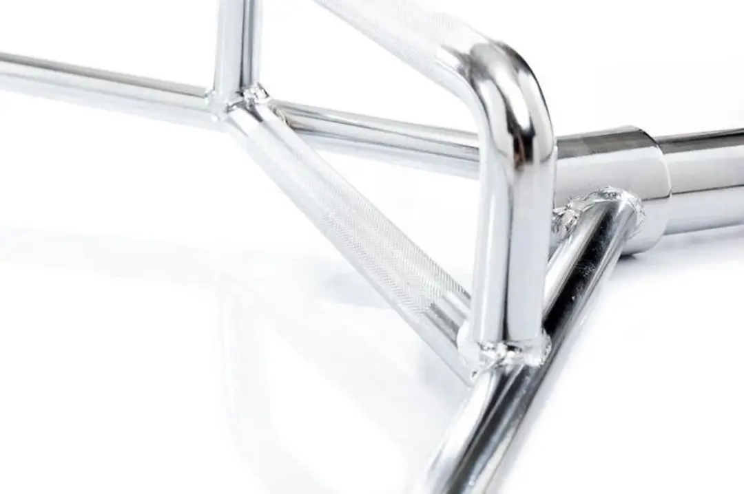 Muscle Power Olympische Hex Bar 160cm - 50mm - Zilver