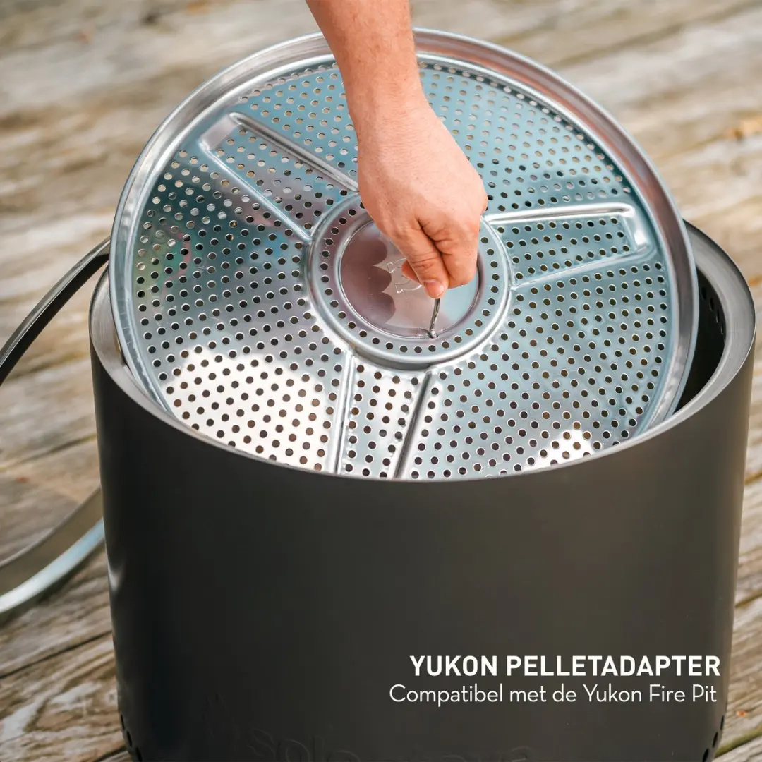 Solo Stove Yukon Pellet Adapter - 60cm - Roestvrij staal