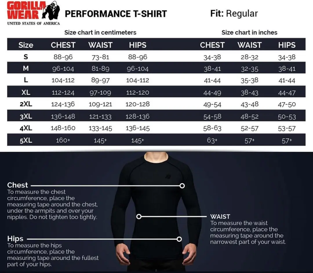 Gorilla Wear Performance T-shirt 3XL - Legergroen