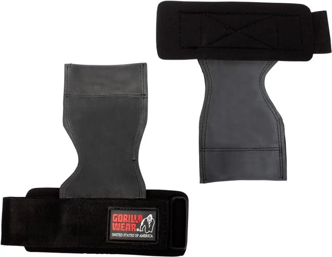 Gorilla Wear Lifting Grips - 1 Paar - Zwart