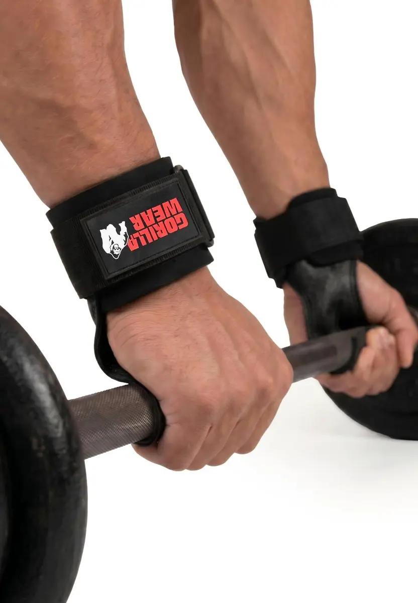 Gorilla Wear Lifting Grips - 1 Paar - Zwart