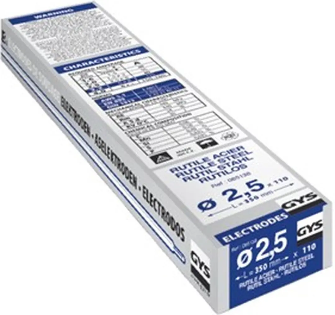 Gys Laselektrode 2.5mm x 350mm 80A
