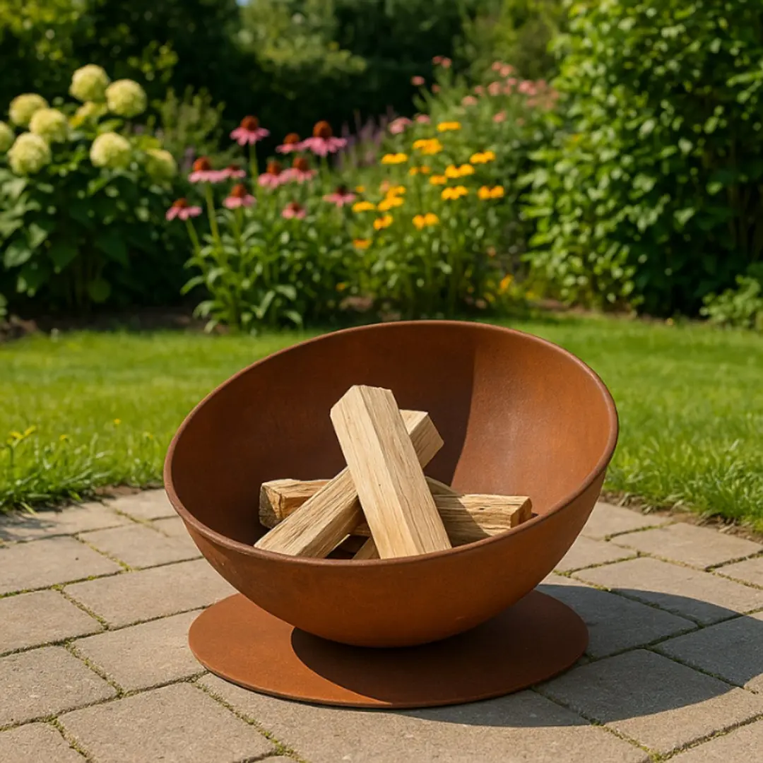 Esschert Design Vuurschaal Gekanteld Roest - afbeelding 6 van 6