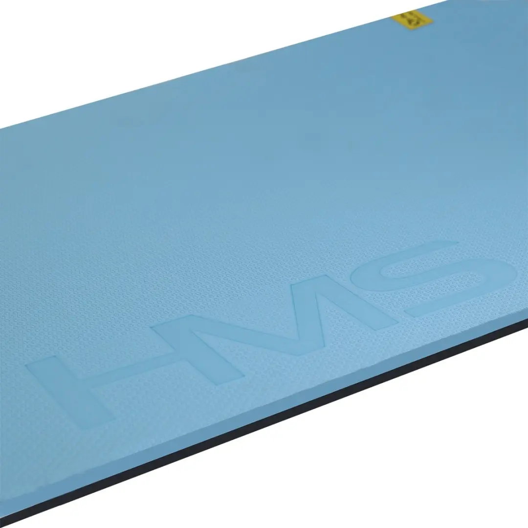 HMS Fitnessmat MFK02 - 20mm - Lichtblauw/Zwart