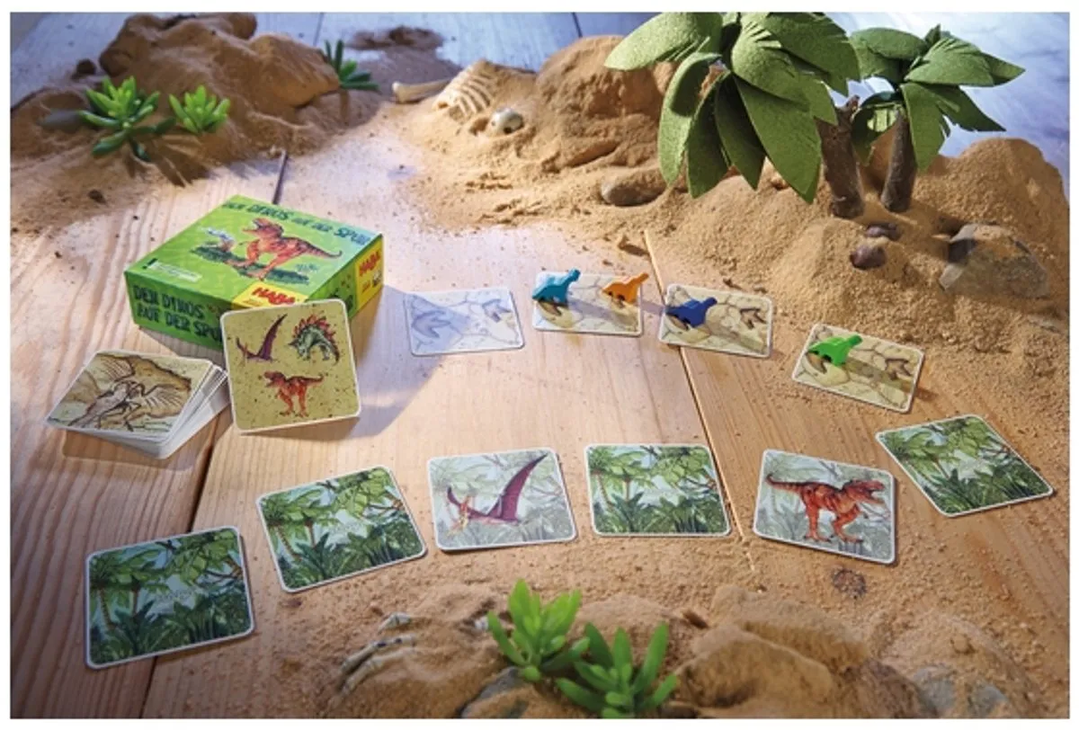 Haba Dino's op het spoor Memoryspel - 2-4 spelers - MPN 301067