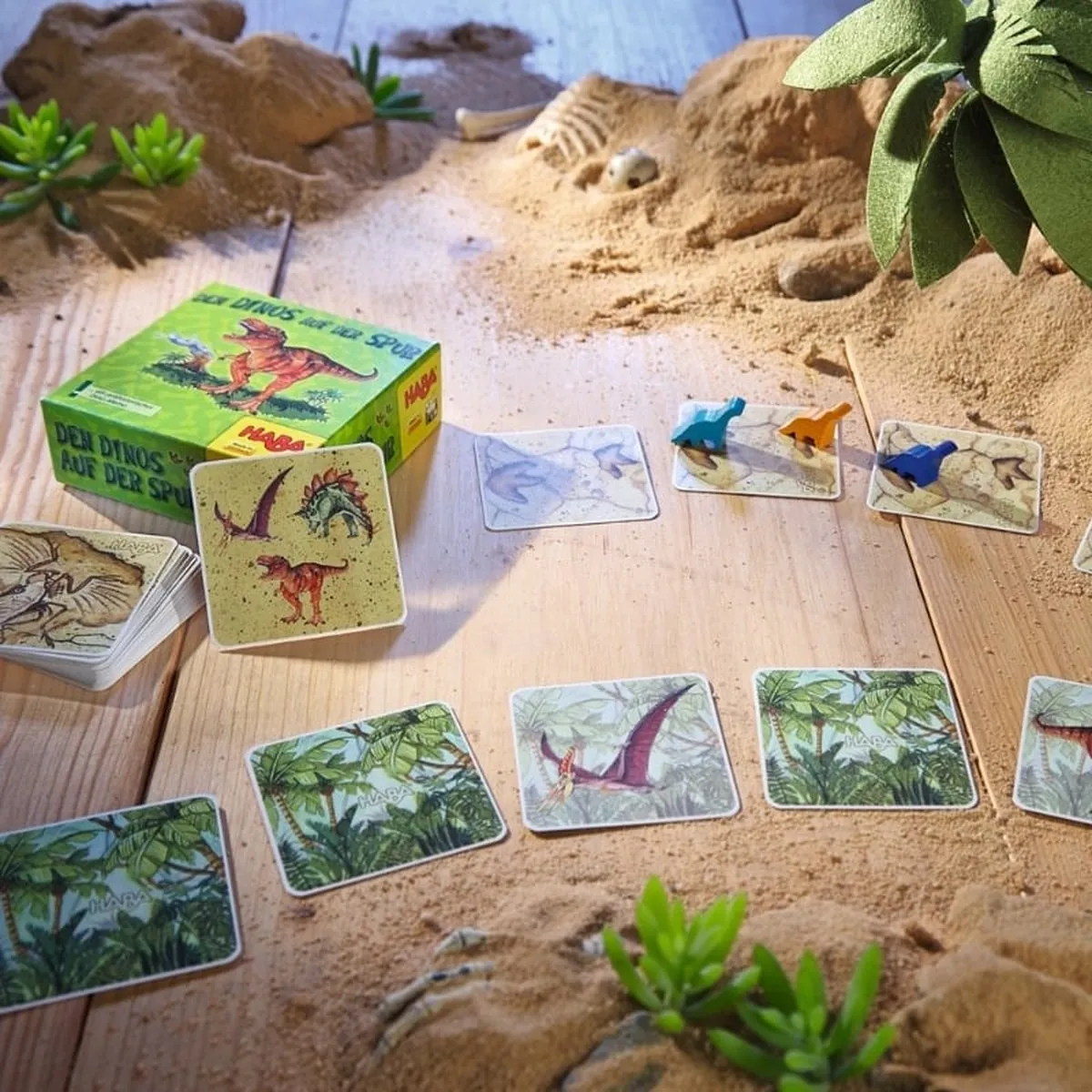 Haba Dino's op het spoor Memoryspel - 2-4 spelers - MPN 301067