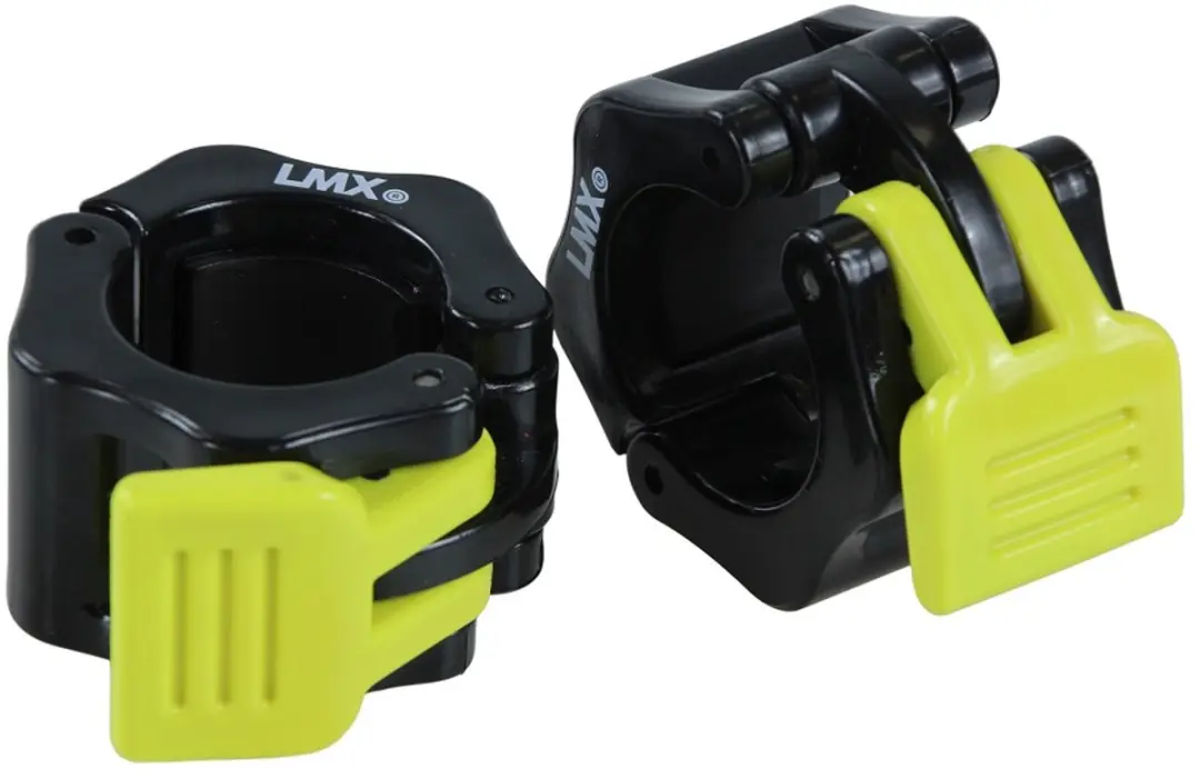 LifeMaxx Studio Pump Set 19,5 kg - Halterstang met 6 schijven - Rood/Blauw/Geel/Zwart