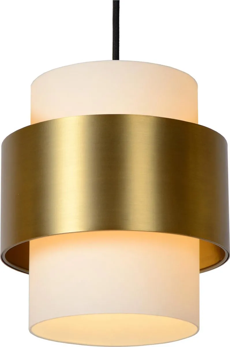 Lucide Firmín Hanglamp 3xE27 - Mat Goud/Messing
