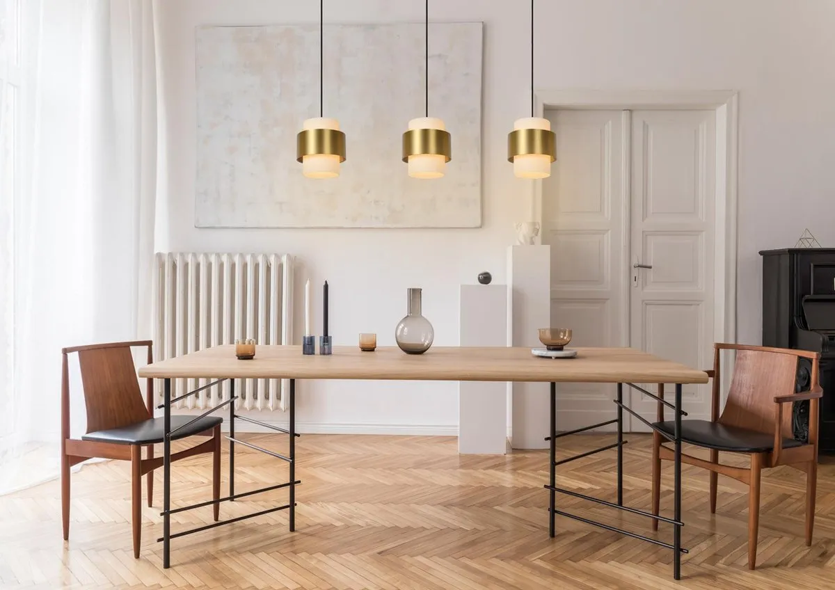 Lucide Firmín Hanglamp 3xE27 - Mat Goud/Messing