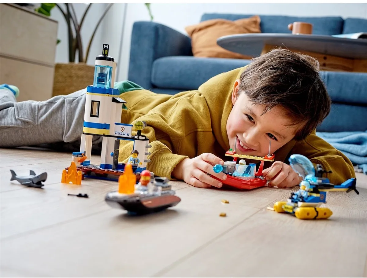 LEGO City Kustpolitie en Brandmissie 60308 - 297 Stukken