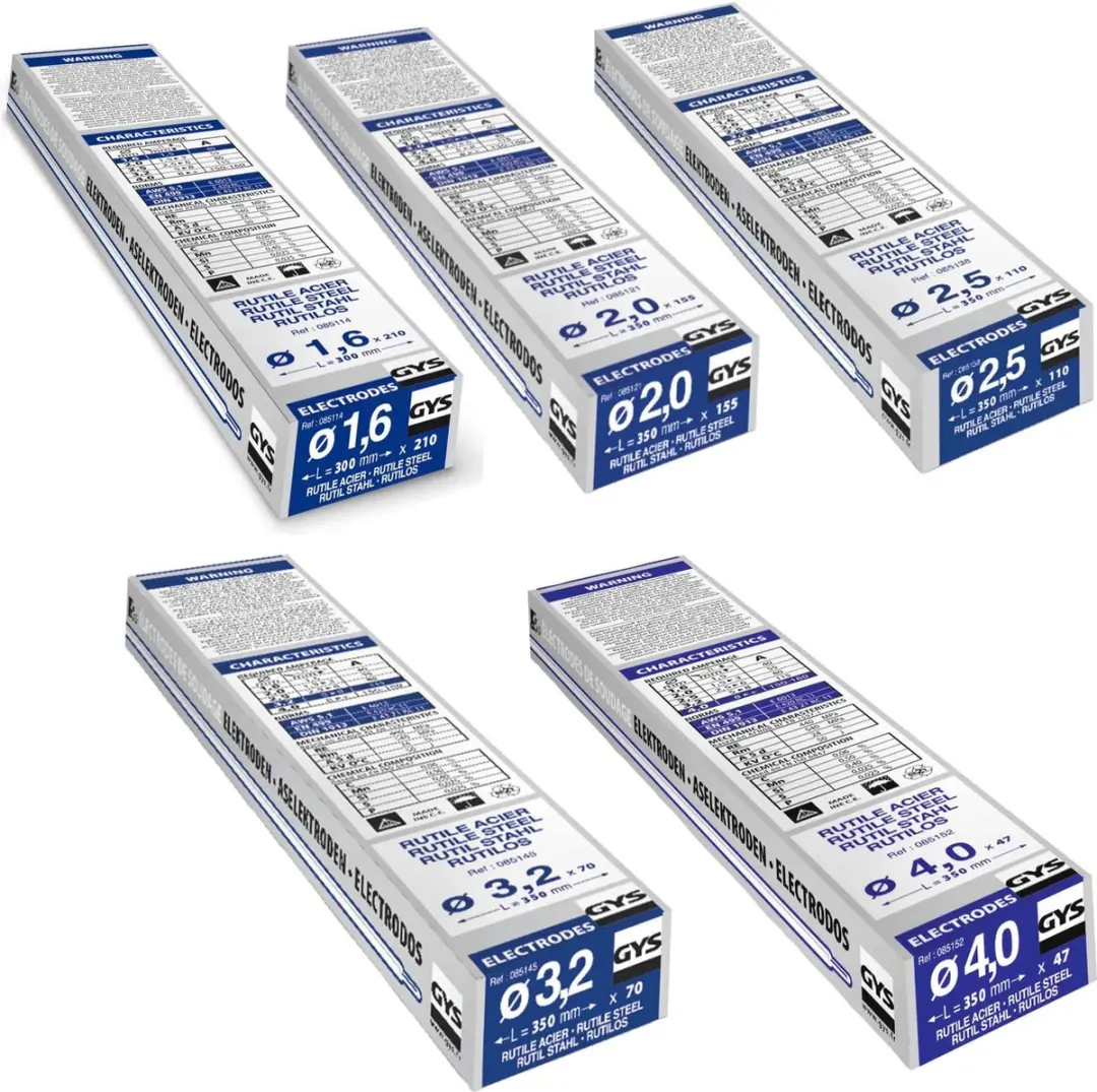 Gys Laselektrode 47 Stuks 4x350mm 150A - Ø4mm