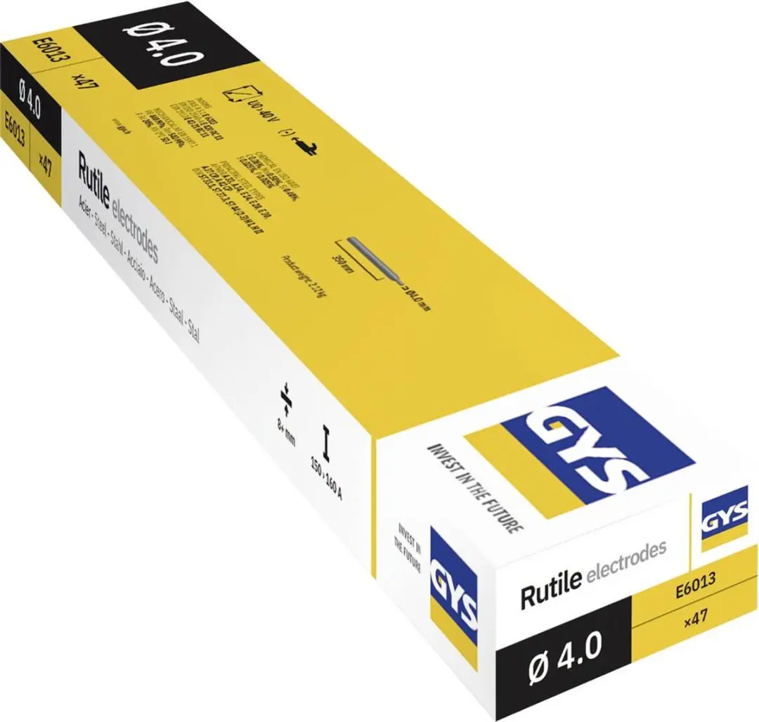 Gys Laselektrode 47 Stuks 4x350mm 150A - Ø4mm