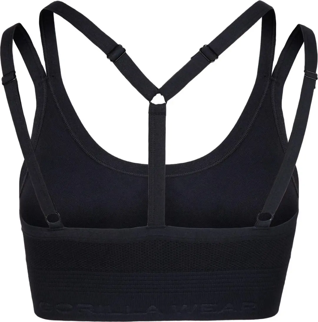 Gorilla Wear Whitney Seamless Sportbeha M/L - Zwart