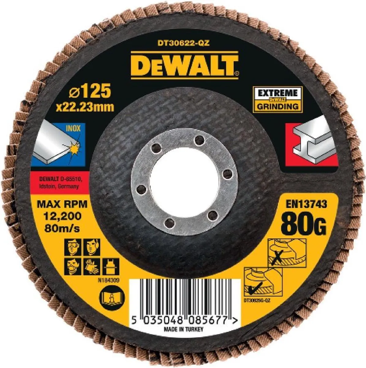 DeWalt DT30622 Lamellenschijf 125mm