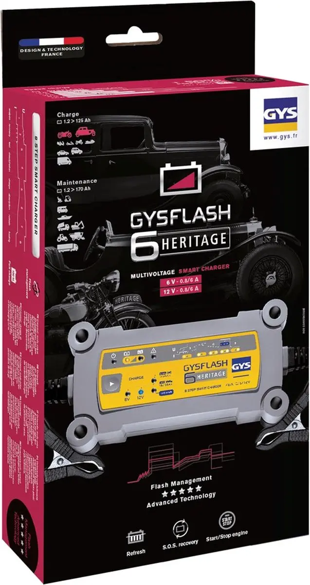 Gys GYSFLASH 6A heritage Acculader