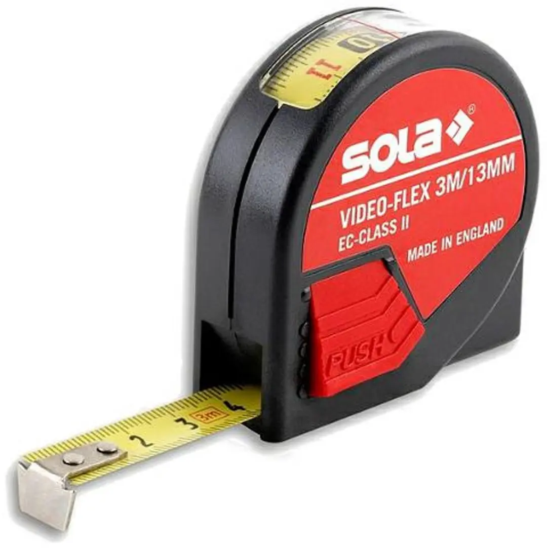 Sola Video-Flex VF 3m Rolmaat - 3m x 13mm - Geel