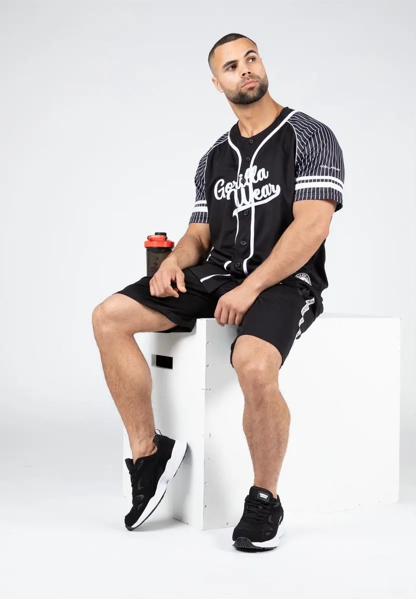 Gorilla Wear 82 Baseball Jersey M - Zwart