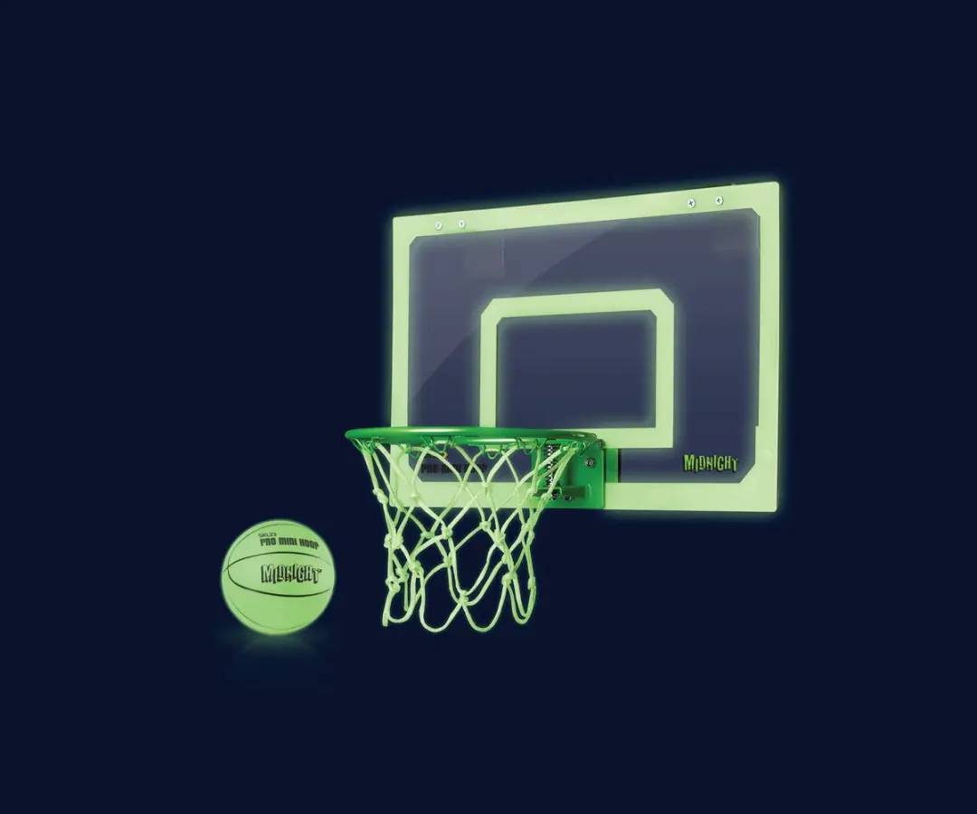 Sklz Pro Mini Hoop Midnight Basketbalbord 23cm - Glow-in-the-Dark