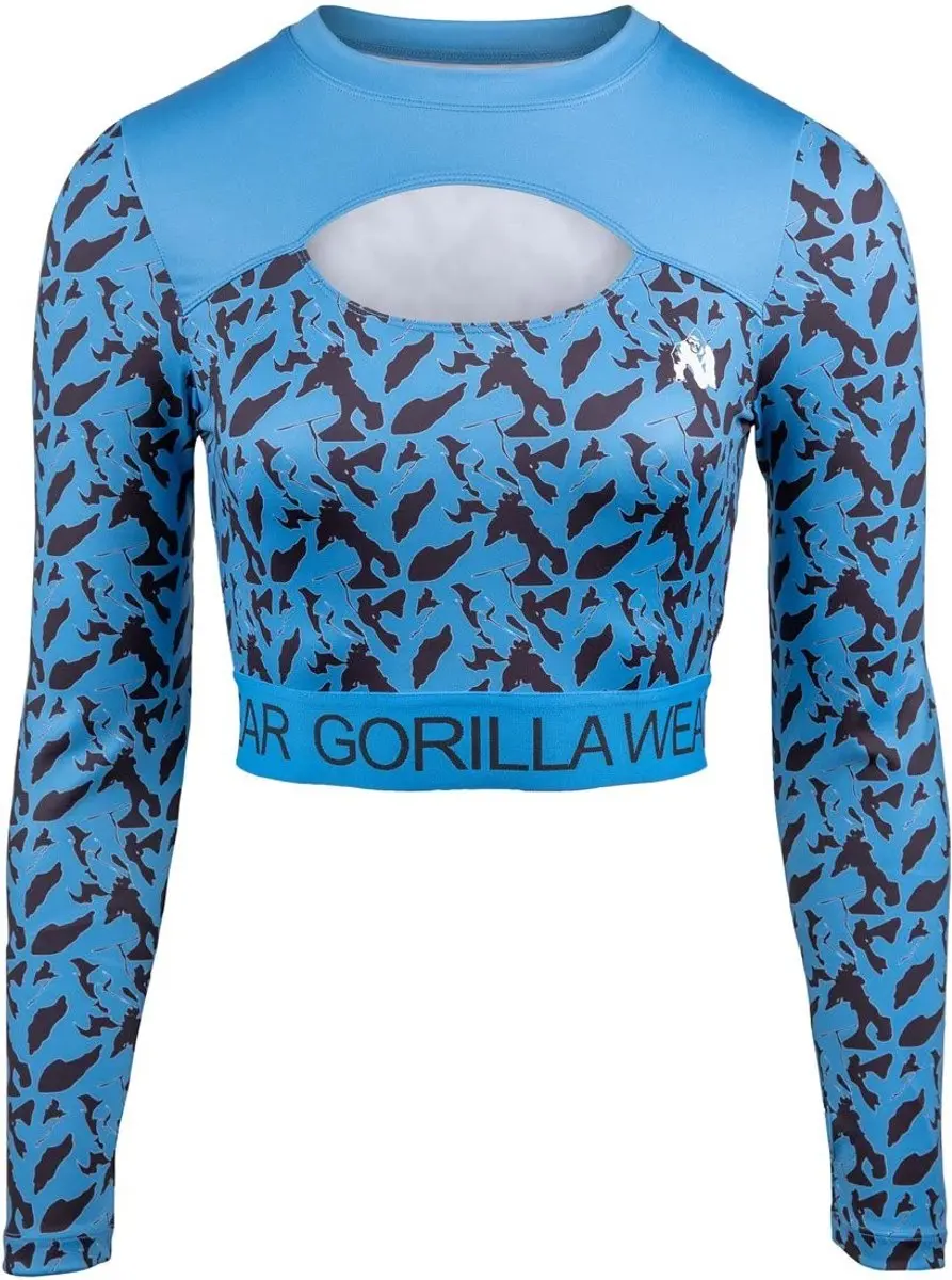 Gorilla Wear Osseo Long Sleeve - M - Blauw