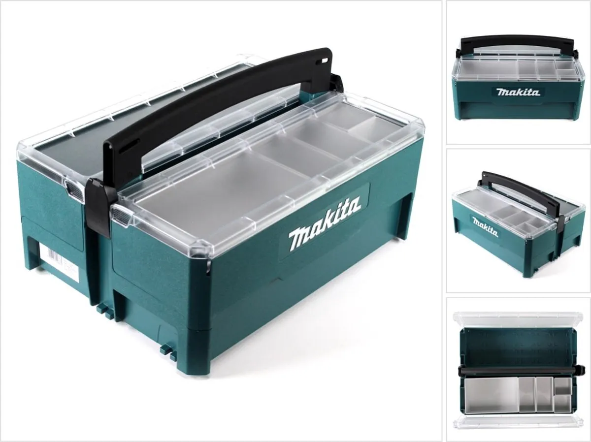 Makita P-84137 Uitklapbare Gereedschapskoffer - 6 Stuks - Blauw